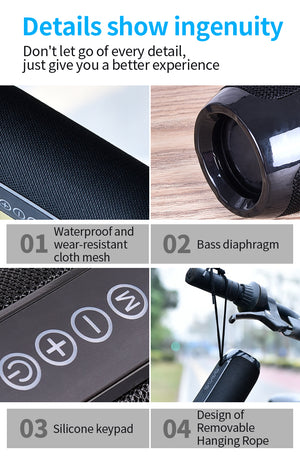 Portable Column Wireless Bluetooth Speaker