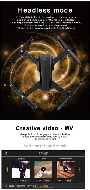 HD Aerial Professional wifi Drones