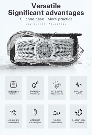Bluetooth Wireless Loudspeaker Soundbar Boombox