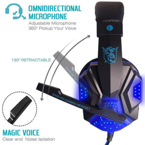 Wired Gamer Headphone Stereo Sound