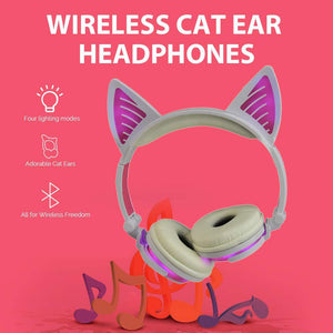 Ostart Cute Cat Ear Headphones