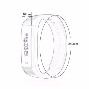 Waterproof OLED Smartband Bluetooth Wristband
