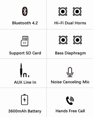 Portable Column Speaker Music Player