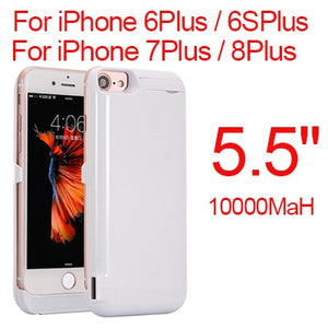 Power case For iPhone 6 6s 7 plus