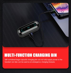 Wireless Bluetooth Earphones Charging Case