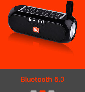 Solar Outdoor Bluetooth Speaker Portable