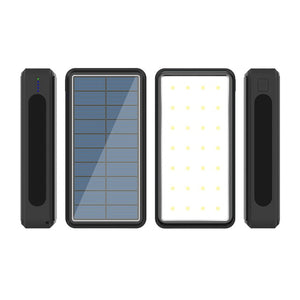 80000mAh Power Bank Solar Wireless