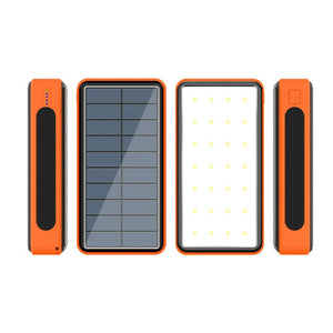 80000mAh Power Bank Solar Wireless